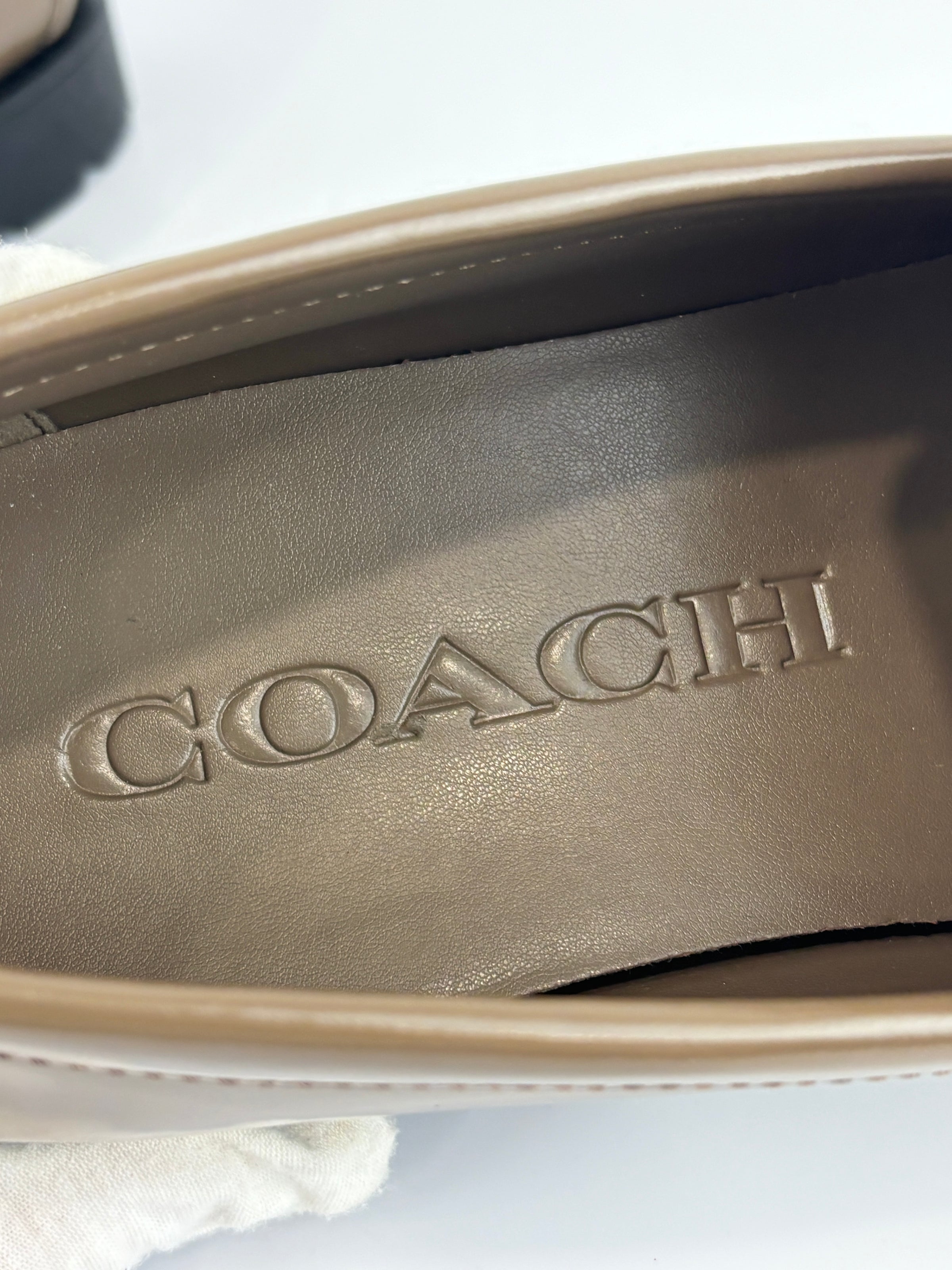 Reagan Penny Loafers Dark Stone US 7D / EU 40