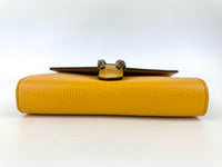 521550 Mustard Yellow Garden Series Bat Dionysus Wallet on Chain - Glampot