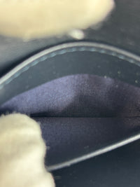 Dior Promenade Glycine Wallet Blue Dior Oblique Jacquard