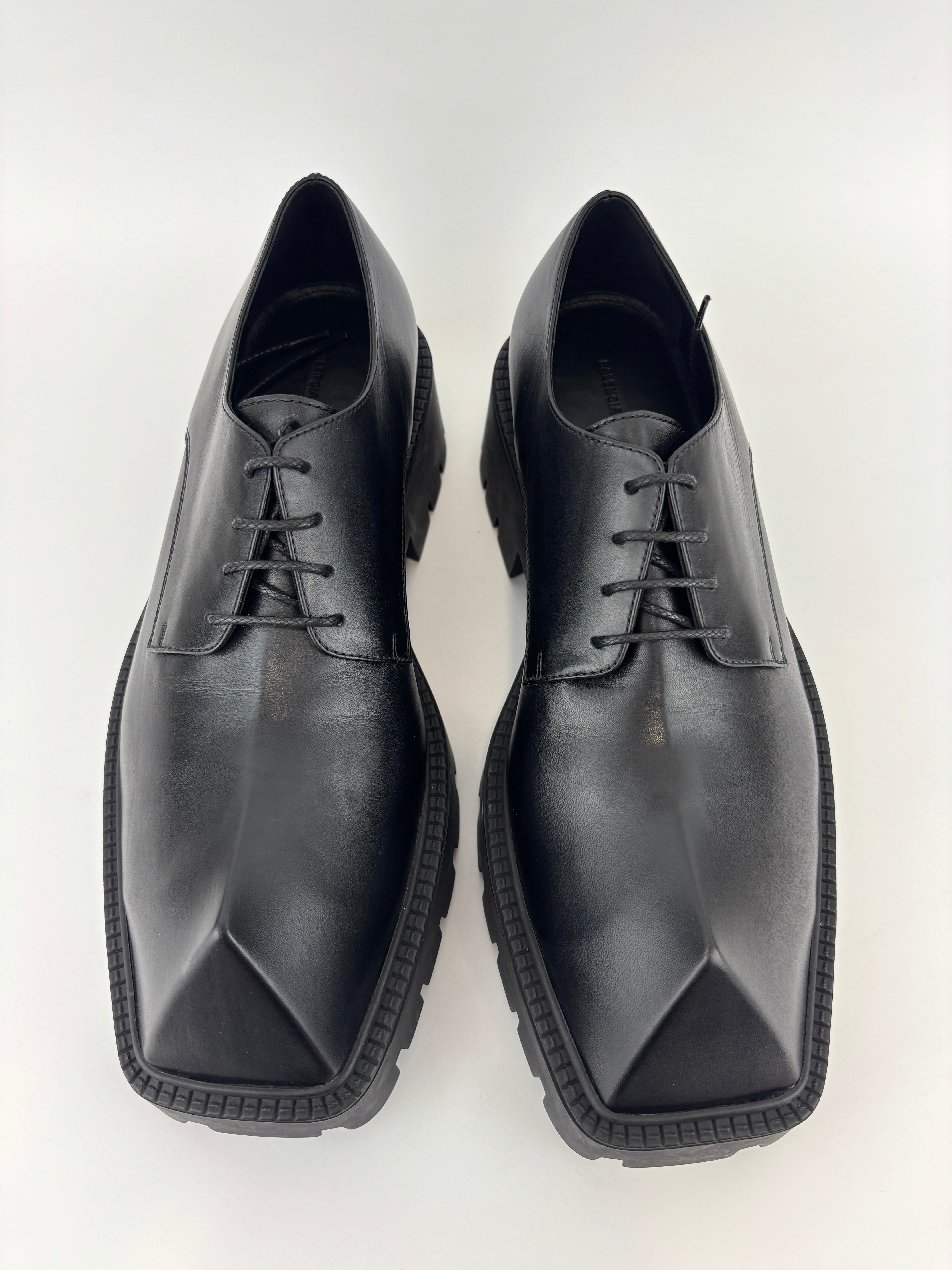 Balenciaga Men's Rhino Derby Black Size 39 | Glampot