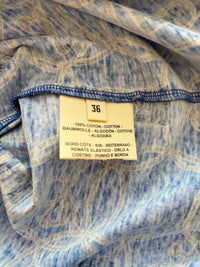 AW2022 La Promenade du Matin T-Shirt Blue Size 36