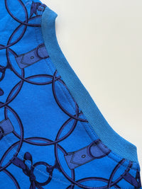 AW2022 La Promenade du Matin T-Shirt Blue Size 36