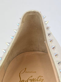 Anjalina 85 Pumps in Snow/ Clear Studs Size 39