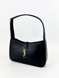 Saint Laurent Le 5 A 7 in Black Smooth Leather