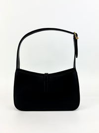 Saint Laurent Le 5 A 7 in Black Smooth Leather