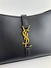 Saint Laurent Le 5 A 7 in Black Smooth Leather