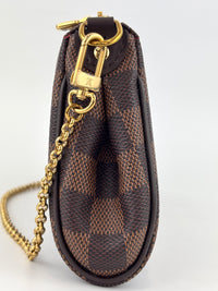 Eva Clutch Damier Ebene Canvas