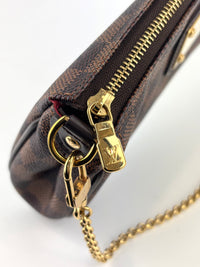 Eva Clutch Damier Ebene Canvas