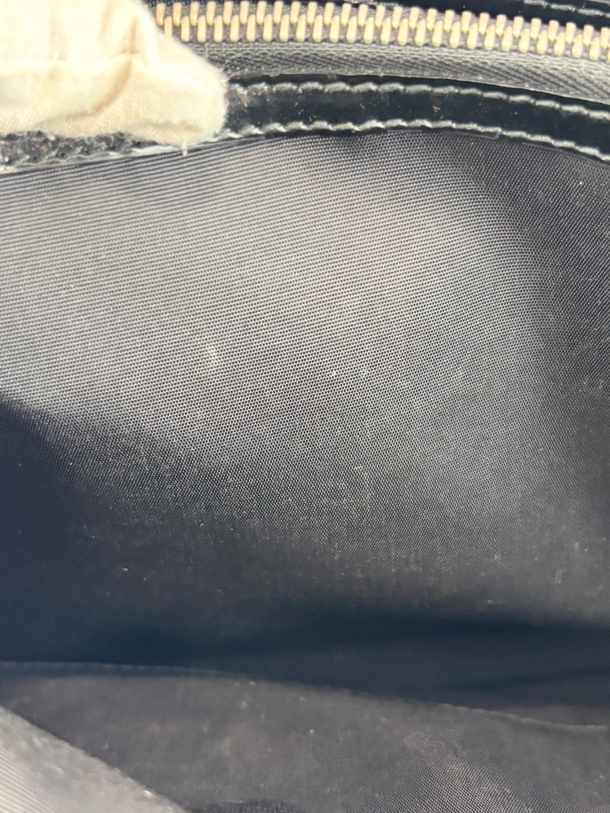 Large Patent Cannage Lady Dior Soft Shopping Tote Black SHW