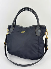 BR4420 Tessuto Nylon Tote in Navy