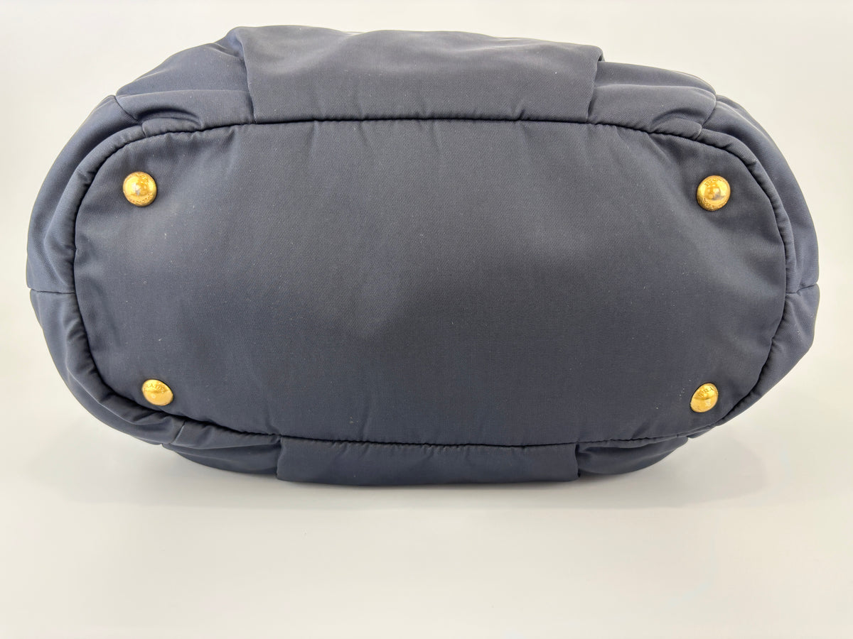 BR4420 Tessuto Nylon Tote in Navy