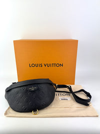 Louis Vuitton M44812 Bumbag in Noir Monogram Empreinte - Glampot