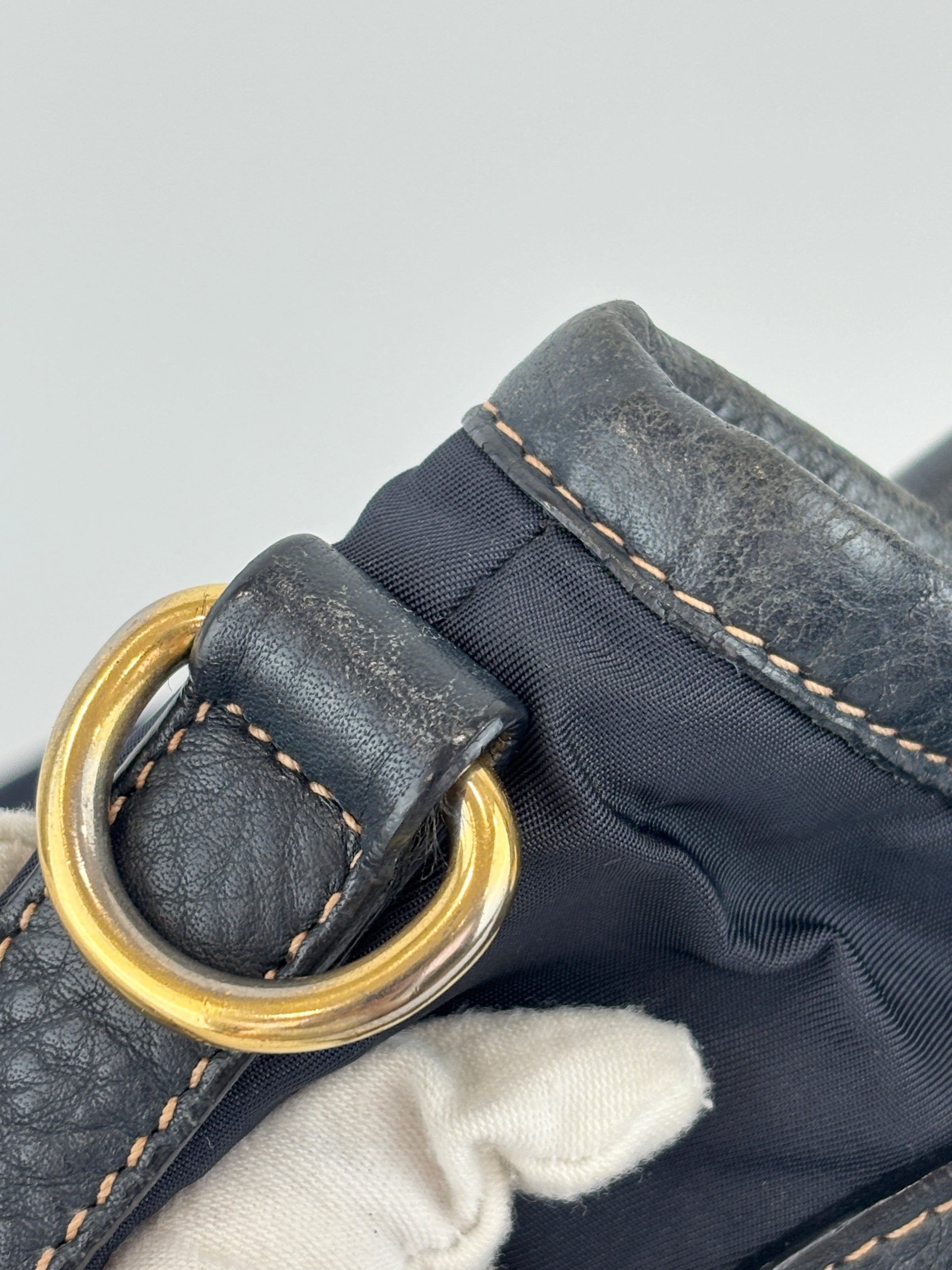 BR4420 Tessuto Nylon Tote in Navy