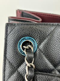 Chanel Paris Salzburg Large CC Accordion Shopping Tote in Black Caviar RHW