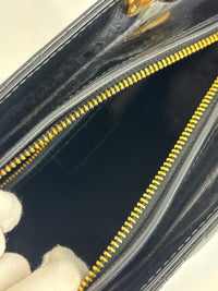 Dior Medium Lady Dior Patent Black GHW