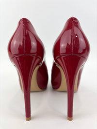 Vara Bow Pimpa in Rosso Patent Calfskin Size 8 - Glampot