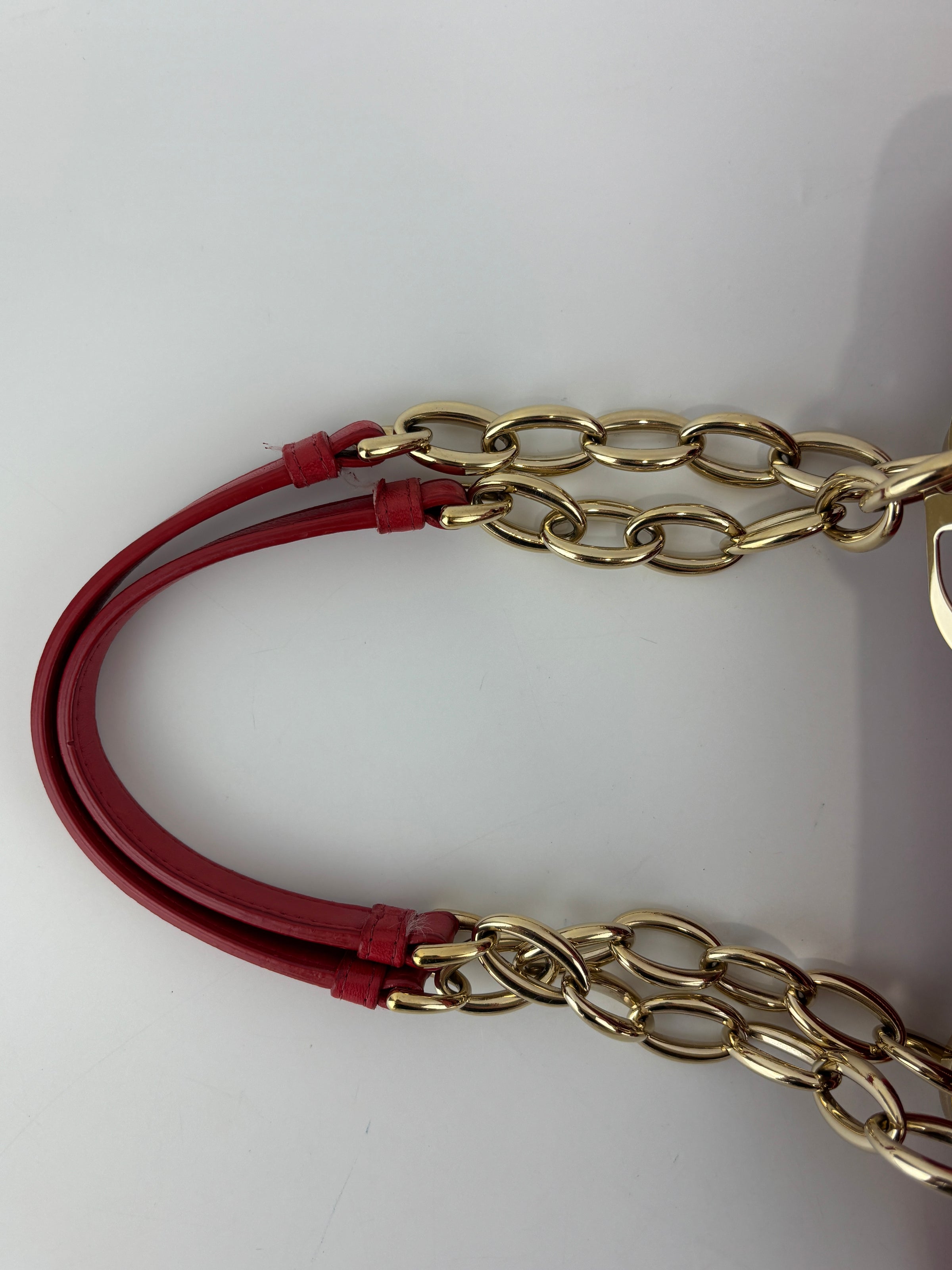 Dior Small Soft Shopping Tote Bag Red GHW