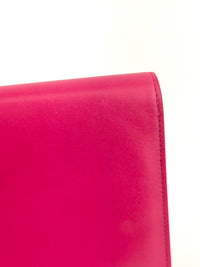 326079 Dark Pink Smooth Calfskin Cassandre Clutch Bag GHW