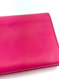 326079 Dark Pink Smooth Calfskin Cassandre Clutch Bag GHW