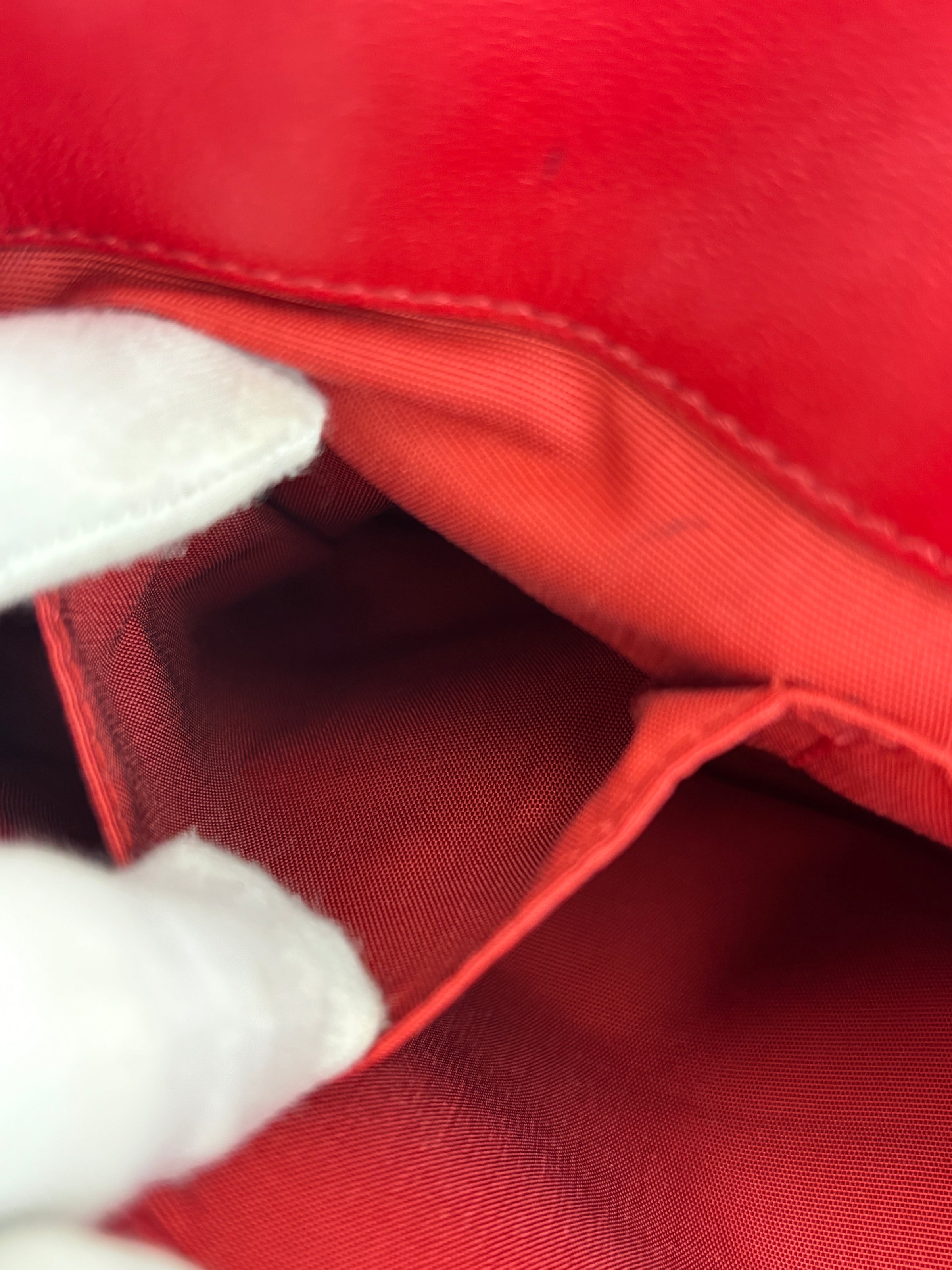 Dior Small Soft Shopping Tote Bag Red GHW