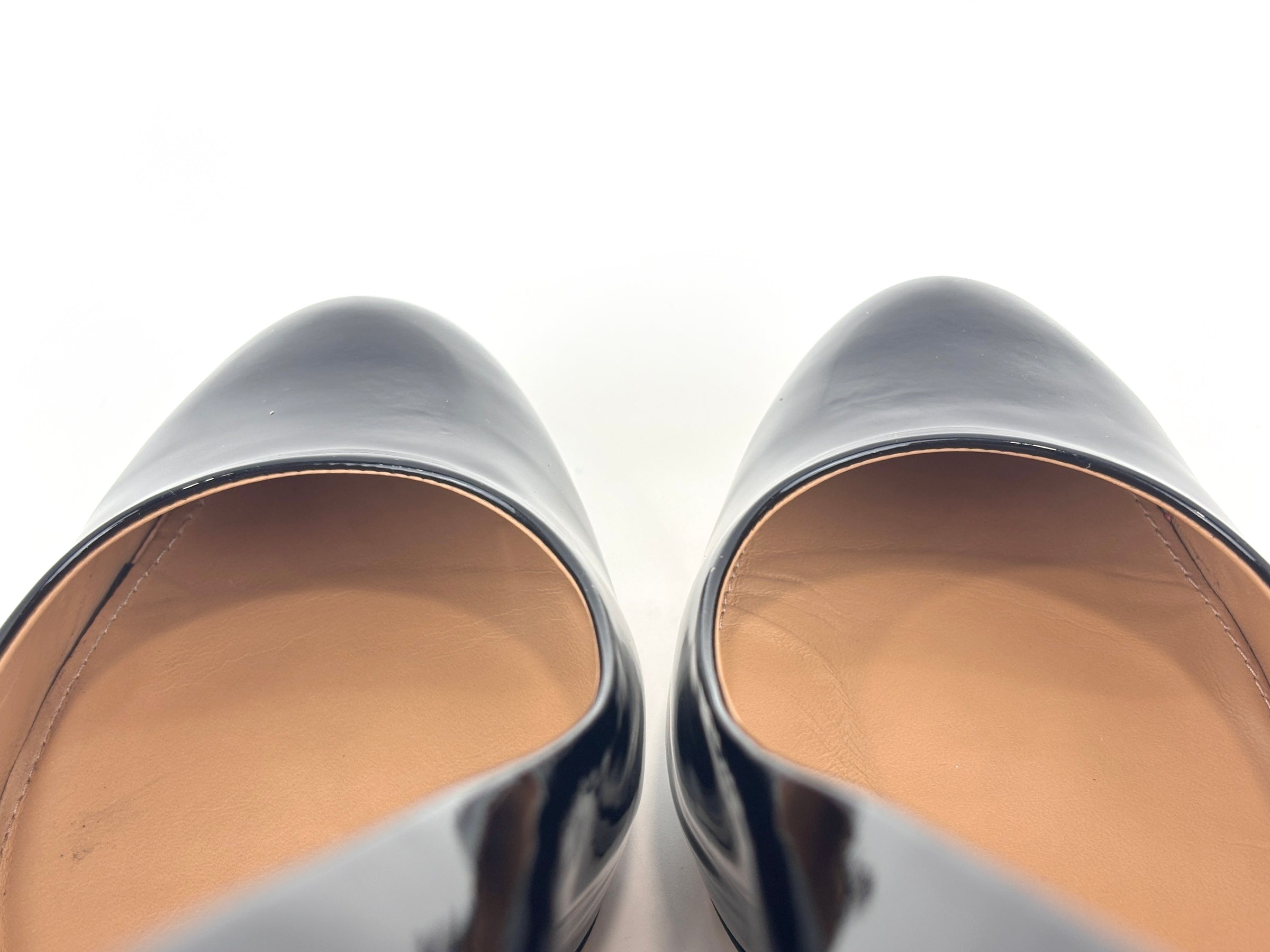 Leo 85 in Nero Patent Calfskin Size 7.5 - Glampot