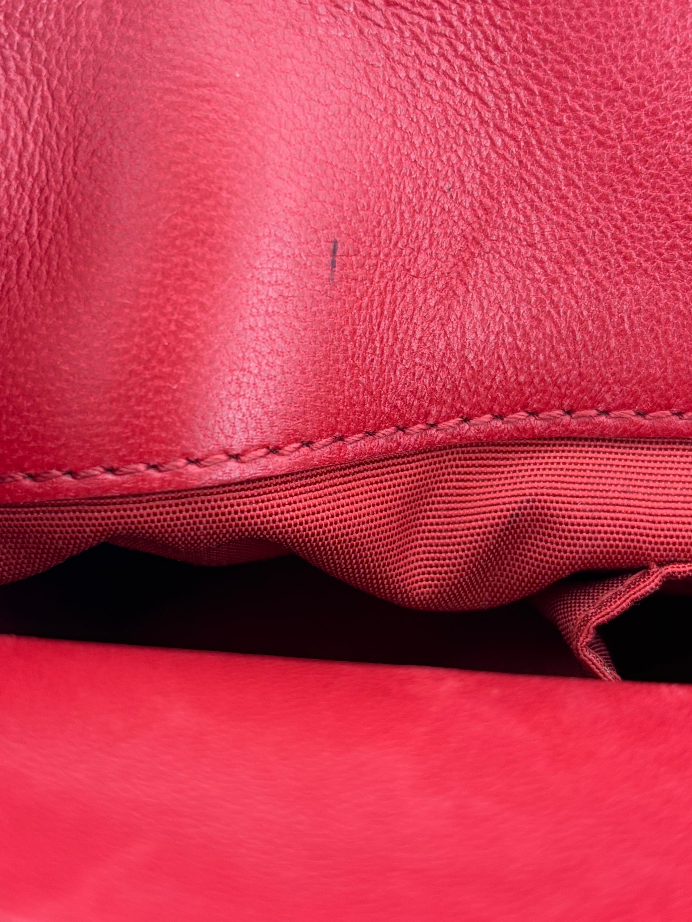 Dior Small Soft Shopping Tote Bag Red GHW