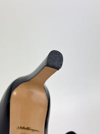 Leo 85 in Nero Patent Calfskin Size 7.5 - Glampot