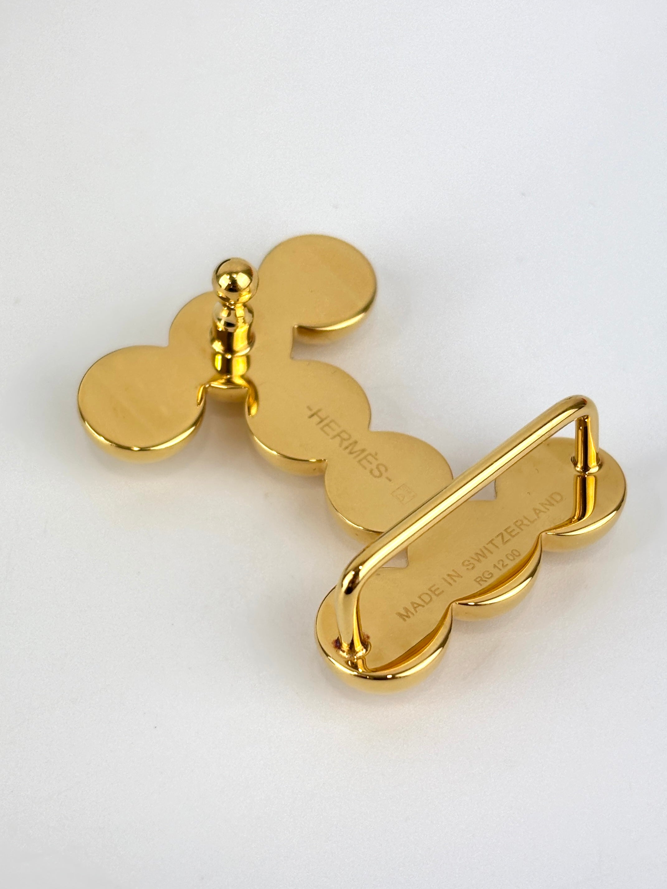 24mm Reversible Swift/Epsom Noir/Etoupe strap & Bubbles Buckle GHW - Glampot