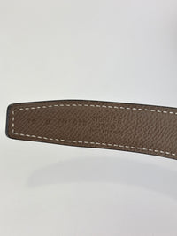 24mm Reversible Swift/Epsom Noir/Etoupe strap & Bubbles Buckle GHW - Glampot