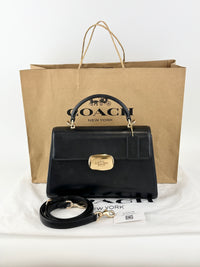 Coach Eliza Top Handle Bag in Black