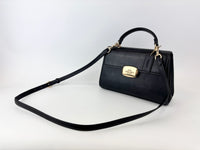 Coach Eliza Top Handle Bag in Black