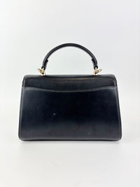 Coach Eliza Top Handle Bag in Black