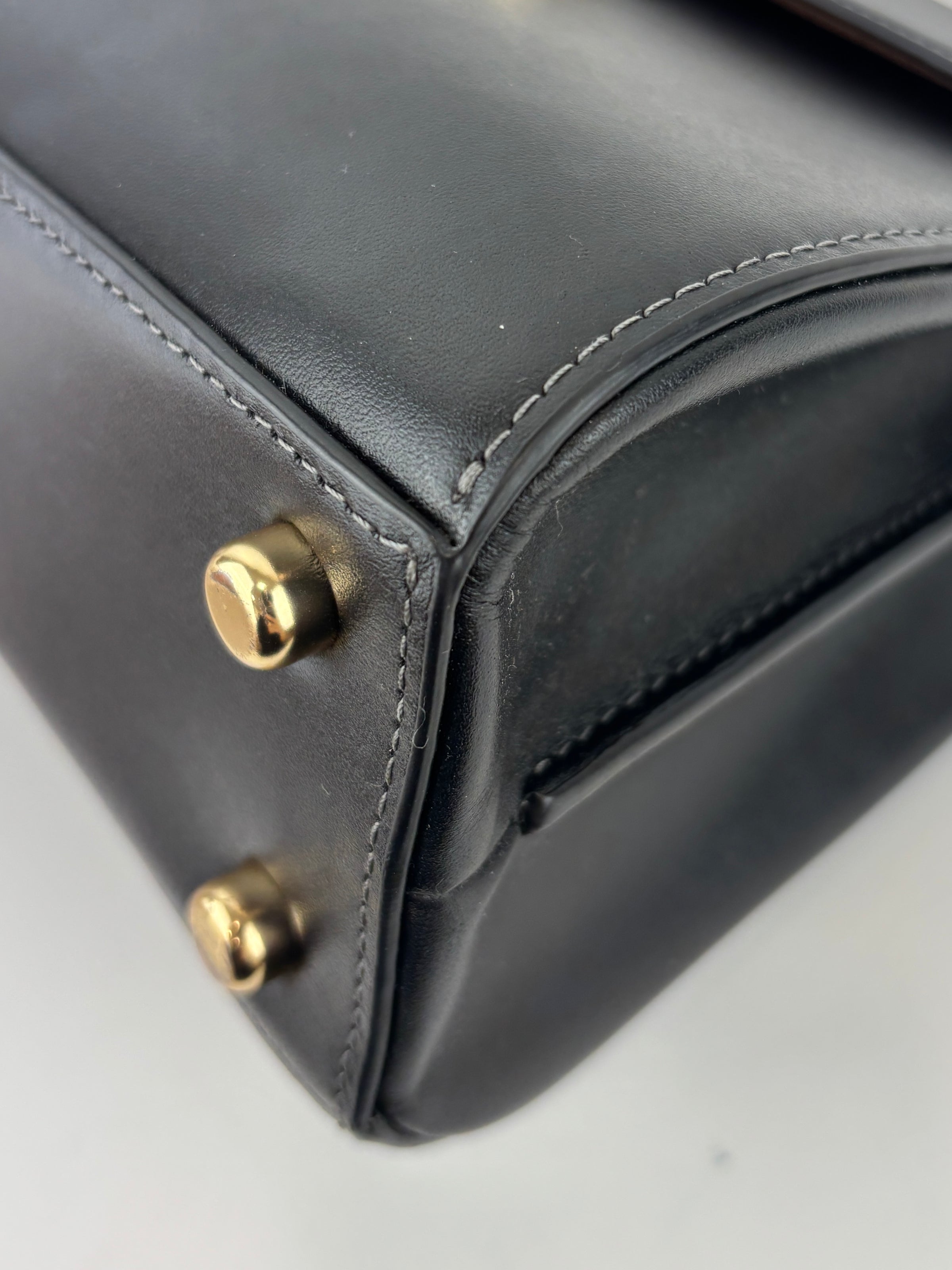 Coach Eliza Top Handle Bag in Black