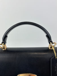 Coach Eliza Top Handle Bag in Black