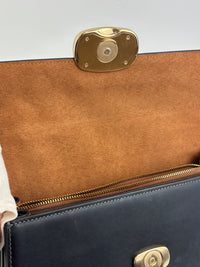Coach Eliza Top Handle Bag in Black