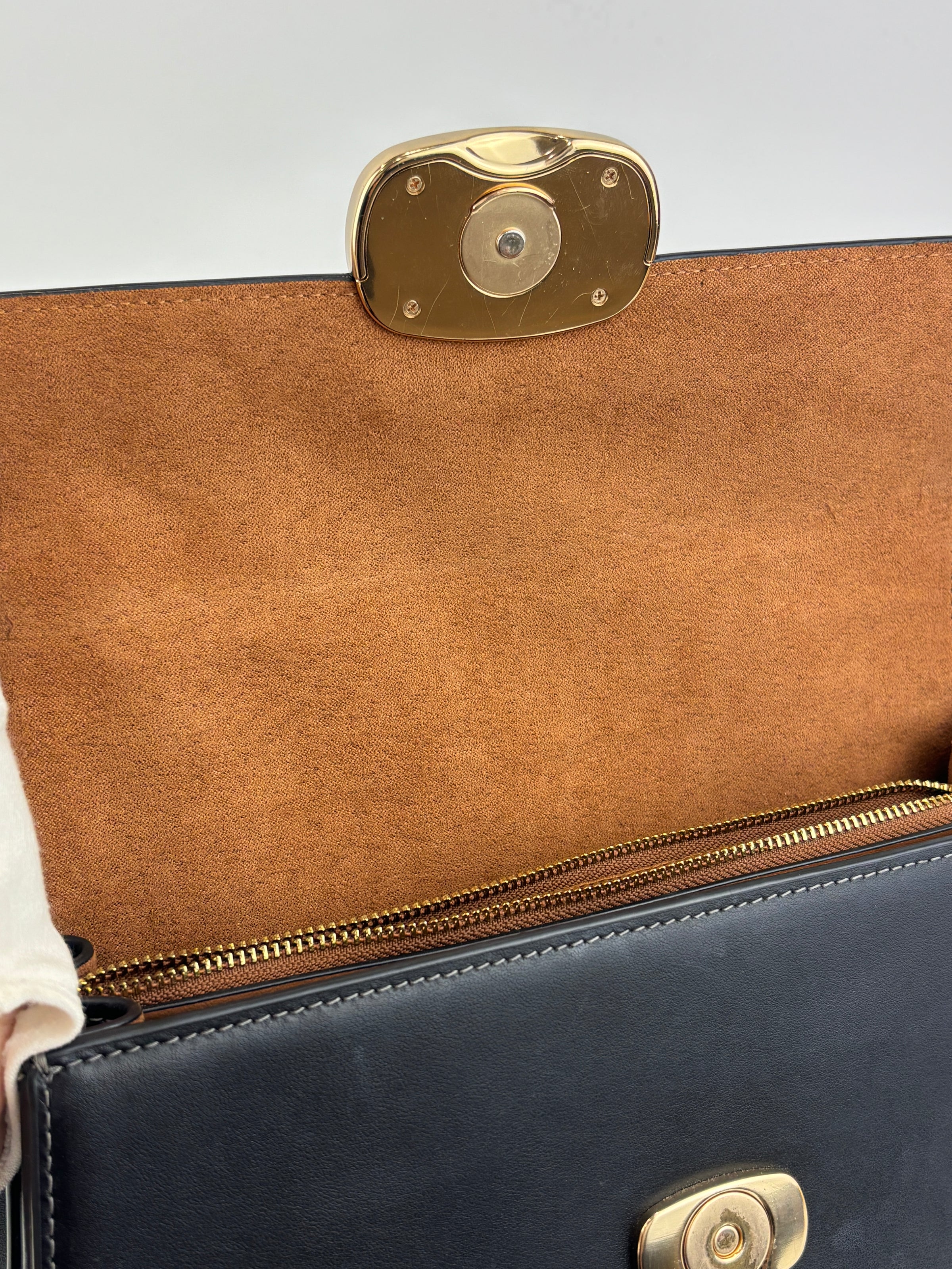 Coach Eliza Top Handle Bag in Black