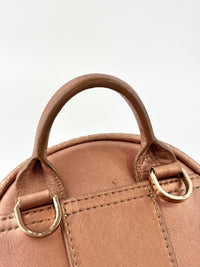 Metallic Visetos Studded X-Mini Bebe Bao Backpack Champagne Gold