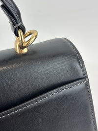 Coach Eliza Top Handle Bag in Black