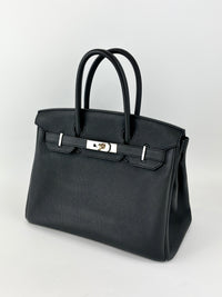 Hermes Birkin 30 Veau Togo in Plomb PHW