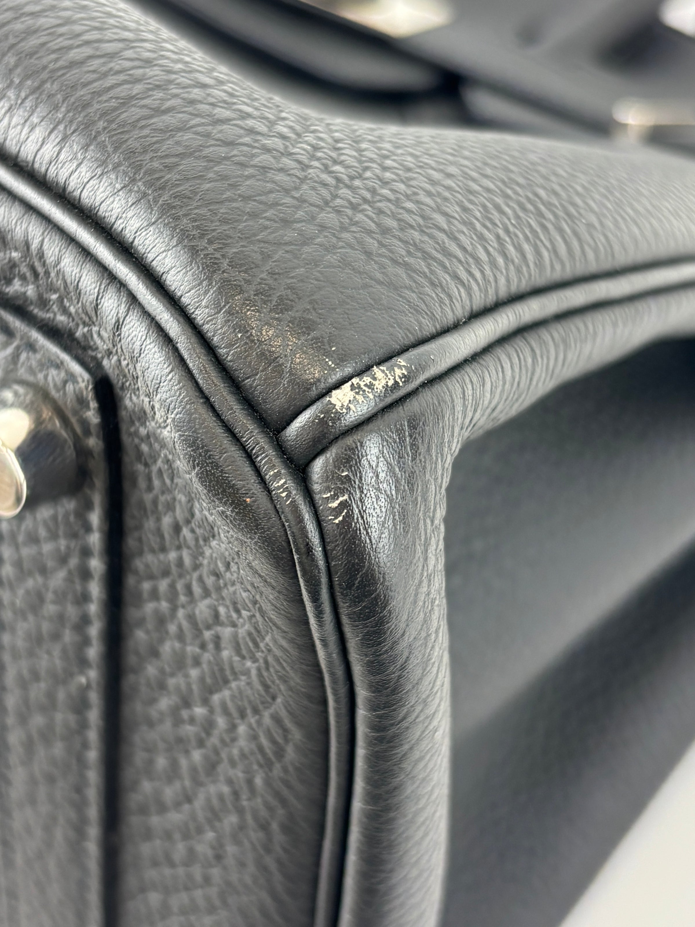 Hermes Birkin 30 Veau Togo in Plomb PHW
