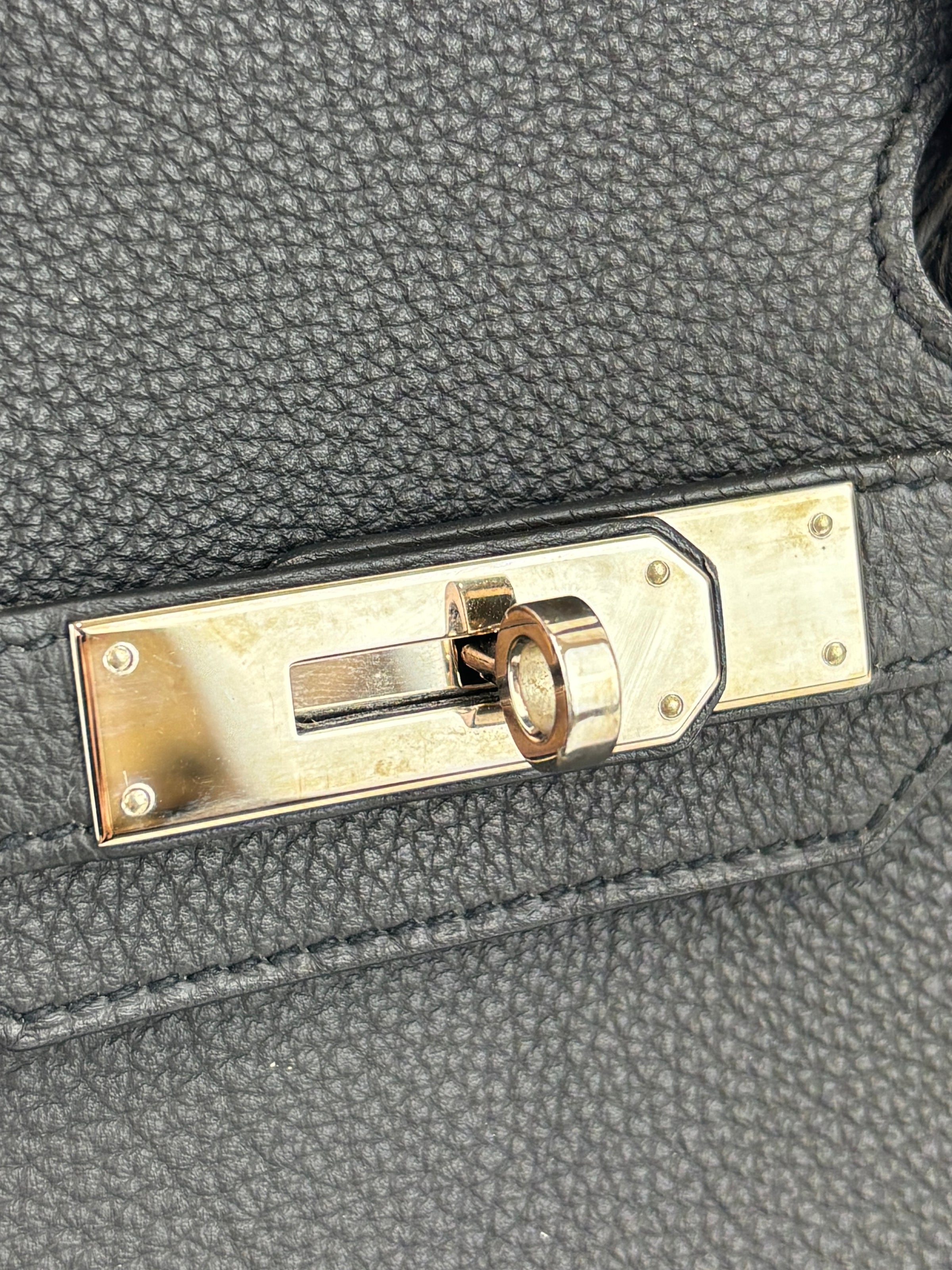 Hermes Birkin 30 Veau Togo in Plomb PHW