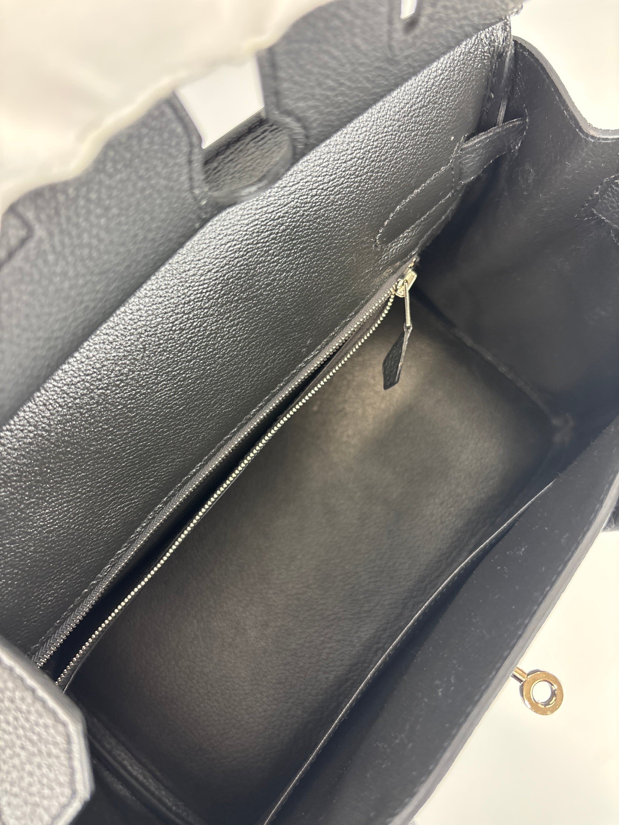 Hermes Birkin 30 Veau Togo in Plomb PHW