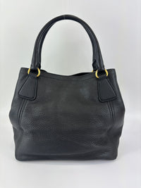 BN2534 Vitello Daino Black Pebbled Leather