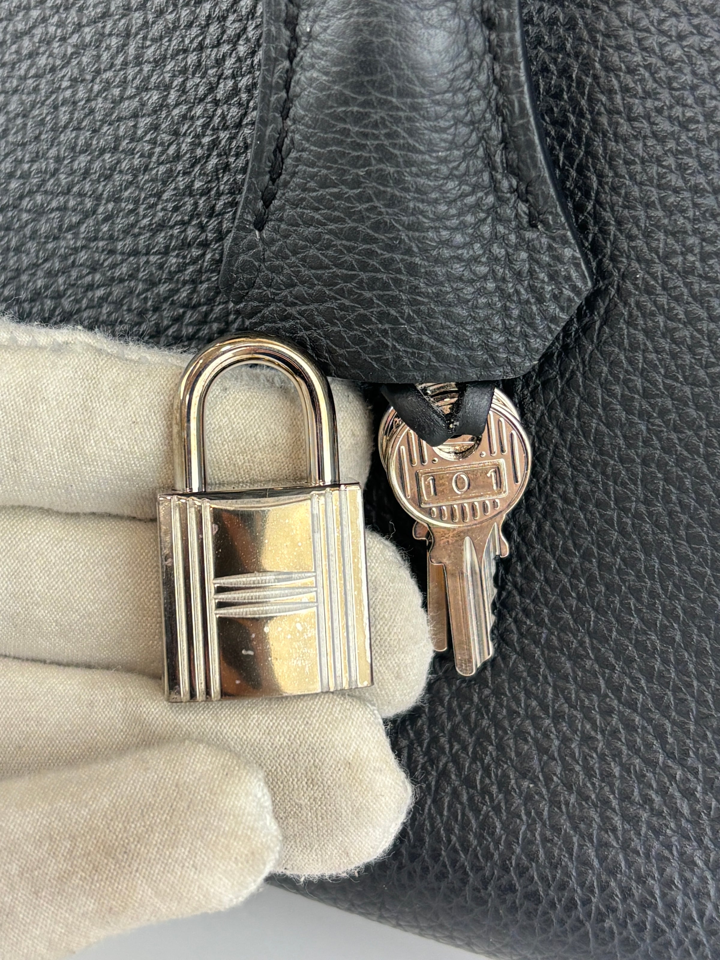 Hermes Birkin 30 Veau Togo in Plomb PHW