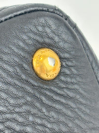 BN2534 Vitello Daino Black Pebbled Leather