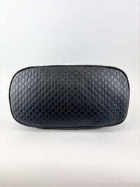 Gucci Micro Guccissima 2-Way Leather Bag Black