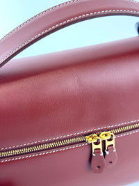 Extra Bag L27 Smooth Calfskin Leather Smoked Caramel/Sun Gold - Glampot