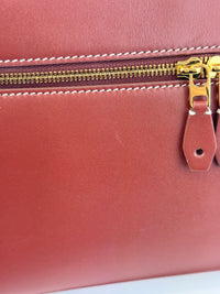 Extra Bag L27 Smooth Calfskin Leather Smoked Caramel/Sun Gold - Glampot