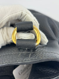 BN2534 Vitello Daino Black Pebbled Leather
