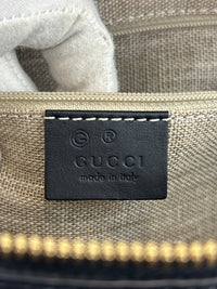 Gucci Micro Guccissima 2-Way Leather Bag Black